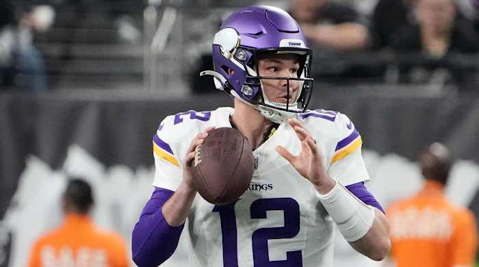 Minnesota Vikings quarterback Nick Mullens has throw six interceptions in two starts.